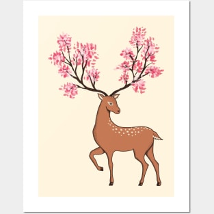 Nature Deer Posters and Art